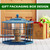 Birdream Squirrel Proof Bird Feeders for Outdoor Hanging, Metal Cage Bird Feeder with Rain Proof Covered for Wildbirds Bluebird Finches, Blue