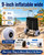 PYY Beach Cart for Sand with Big Balloon Wheels Flodable Wagon Dolly Buggy