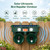 Ultrasonic Solar Bird Repellent Devices Outdoor with Motion Sensor, 1 Pack