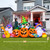 8FT Halloween Inflatable Decoration Ghost Pumpkin Band Decorations Outdoor Holiday Decor,LED Lights Blow Up Halloween Yard Decorations,Inflatables Outdoor for Holiday Garden Yard Lawn Décor