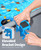DeeprClean Above Ground Pool Skimmer with Backlit Solar Digital Thermometer