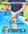 DeeprClean Above Ground Pool Skimmer with Backlit Solar Digital Thermometer