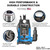 FOTING Sump Pump 3/4HP Dirty Submersible Water Pump,2400GPH Utility Pump Thermoplastic Electric Portable Transfer Water Pump for Swimming Pool Pond Basement with 16ft Power Cord, with Float Switch