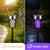 4 Pack Solar Bug Zapper Waterproof for Mosquitoes, Gnats, Flies & Moths