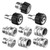 Twinkle Star Pressure Washer Adapter Set, Stainless Steel, 9 Sets