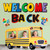 Vivantia Extra Large Back to School Yard Signs with Stakes Welcome Back to School Decoration School Bus Photo Props First Day of School Lawn Cards Outdoor Garden Party Decorations, 8 Pieces