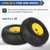 GICOOL 15x6.00-6 Lawnmower Front Tire Wheel, for Riding Mower Tractor, 2PK