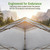 SCOMANAGE Canopy Replacement Top 13x13, Canopy Cover ONLY, Beige