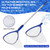 POOLAZA Pool Spa Cleaning Kit, Skimmer Net & Brush with 33" Pole