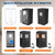 Garvee Sauna Box,Portable Sauna for Home with 4L 1500W Steamer,Explosion Zroof Zip,99 Mins Timer,Sauna Tent with 600D Encrypted Fibre, Easy Setup Quick Heat-Up Foldable Sauna for Home Spa（Grey）