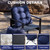 IASEAHK Outdoor Chair Cushions Set of 2, 19" x 19" x 5", Waterproof Outdoor Seat Cushions for Patio Furniture, Fade-Resistant Patio Chair Cushion, Dining Wicker Chair Pads for Porch Garden, Navy Blue