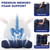 IASEAHK Outdoor Chair Cushions Set of 2, 19" x 19" x 5", Waterproof Outdoor Seat Cushions for Patio Furniture, Fade-Resistant Patio Chair Cushion, Dining Wicker Chair Pads for Porch Garden, Navy Blue