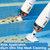 Cordless Handheld Pool SPA & Hot Tub Vacuum - 26.5GPM Suction, 98.82",1H Runtime, Directional-Control, Rechargeable Pool Cleaner for Above Ground & Inground Pool - Orange