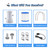 CYXG Filter Pump for Above Ground Pools, 330 GPH Filter for Inflatbale Pool, Flow Rate Pool Filter for Inflatable Swimming Pool Crystal Clear Filter Pump with 2 Filter Cartridges