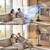 AetherMist Misting Fan, Standing Fan 8 Blades with Humidifier, Oscillating Fan with 3 Misting Modes 9 Speeds 7H Timer, Quiet Fan for Bedroom