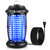 Outdoor Bug Zapper for Patio & Backyard, 15W UV Mosquito Killer with 4200V Electric Grid, 1500 Sq Ft Coverage, 8.9 FT Cord, IPX6 Waterproof Plug-in Fly Trap for Porch, Garden, Garage, Black (1 Pack)