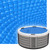 Hot Tub Bubble Cover 8 FT, Spa Thermal Blanket for Heat Retention