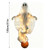Swirling Ghost Pumpkin Yard Lamp, LED Light Outdoor Halloween Decoration