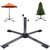 YZZHAJ Foldable Patio Sun Shade Anchor Holder Adjustable Portable Beach Anchor Heavy Duty Tempered Iron Outdoor Patio Umbrella Base Holder