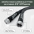 PLYPLYE Garden Hose 100ft, Made of TPU(Not PVC), Ultra-Light & Flexible Water Hose, Non-Shrinking, Easy to Store, Drinking Water Safe Material, All-weather, Black&Gray