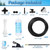 Air Conditioner Evaporative Cooling Kit, AC Condenser Misting System with Water Filter and Pipe Cutter, Cooling System for Residential Sun-Exposed Condensers & High-Temperature Climate Homes