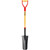 45 Inch Spade Shovel Trench Drain Spade Sharp Shooter Narrow Wood D-Handle