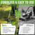 13-Inch Cordless String Trimmer, Dual Line Auto Feed, 20V 4.0Ah Battery