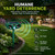 2026 Upgraded 4-Pack Solar Ultrasonic Animal Repellent Outdoor for Yard