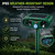 2026 Upgraded 4-Pack Solar Ultrasonic Animal Repellent Outdoor for Yard