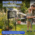 2026 Solar Bug Zapper Outdoor Waterproof Mosquito Repellent Outdoor Patio
