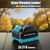Leaf Blower Cordless 21V, Battery Leaf Blower with 2 x 4.0Ah Batteries and Charger, 3 Speed Modes, Handheld Cordless Blower for Lawn Care, Blowing Leaves, Small Gravel, Blue