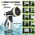 Ocean Ice Garden Hose 50 FT, Lightweight Non-Expanding Water Hose with 10 Function Nozzle, Manguera Para Jardin with 3/4" Brass Connectors Leak-Proof, Burst-Resistant, Anti-Kink