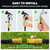 Ocean Ice Garden Hose 50 FT, Lightweight Non-Expanding Water Hose with 10 Function Nozzle, Manguera Para Jardin with 3/4" Brass Connectors Leak-Proof, Burst-Resistant, Anti-Kink