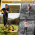 4-in-1 2000rpm Weed Wacker Cordless with Wheel, Heavy Duty Weed Eater Battery Powered Brush Cutter Edger Lawn Tool/Weed Trimmer/Grass Trimmer W/Wheel Metal Blade