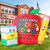 COMIN 6.7FT Back to School Inflatables Apple Books Pencil Yard LEDs Decor