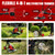 20000 RPM Electric Weed Eater Battery Powered,12″ Brushless Electric Weed Wacker Cordless Wheeled String Trimmer,4 in 1 Grass Trimmer/Brush Cutter/Grass Edger/Stringless Weed Trimmer 5 Blade,2 Battery