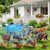 2026 Upgraded Solar Ultrasonic Animal Repeller 4 Pack, Waterproof Motion Activated Flashing Light Outdoor Deterrent, Repel Deer Cat Squirrel Raccoon Rabbit Dog for Garden Yard