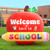 NatuBeau 4.9FT Welcome Back to School Decorations, Back to School Outdoor Inflatable Decoration with 3 LED Lights for The First Day of School Party, Kindergarten Preschool Lawn Yard Decor