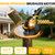 21V 800W Brushless Cordless Weed Wacker, 12 Inch Electric Weed Eater with Wheels, 2×3000mAh Batteries Included & 4 Cutting Blades for Lawn Garden Yard Maintenance
