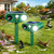 2PCS Solar Ultrasonic Animal Repellent Cat Deterrent &Deer Repellent