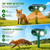2PCS Solar Ultrasonic Animal Repellent Cat Deterrent &Deer Repellent