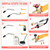 Propane Weed Torch, 10FT Hose, 34" Wand, Push-Button Ignition