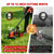 20000 RPM Electric Weed Wacker with Wheel,12″ Brushless Cordless Weed Eater Battery Powered, 4-in-1 Brush Cutter/String Trimmer/Grass Edger Tool/Lawn Mower, Stringless Weed Trimmer,5 Blade,2 Battery
