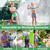50 ft Garden Hose, Flexible Ultra Lightweight Durable Garden Hose, Kink-Free Water Hose with 10 Function Sprayer - Non-Shrinking Garden Hoses, Easy to Store,All-Weather, Car Washing Pipe Garden Hoses