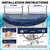30 ft Round Winter Pool Cover for Above Ground Pools, Navy Blue, Resistant