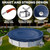 30 ft Round Winter Pool Cover for Above Ground Pools, Navy Blue, Resistant