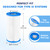 DAYEAR Pool Filter Cartridge Intended for Type A/C 6 Pack