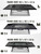 Charmline 14x9inch Foldable Portable Grill Charcoal, Compact Portable Grill for Outdoor Use, Desktop Charcoal Grill, BBQ Grills for Camping, Picnics, Gardens and Beach Parties, Black