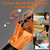 Leaf Blower Cordless, New Upgraded 1200W Brushless Motor Leaf Blower, 700CFM 200MPH with 3 Speed Modes, 160Mins Max Runtime, Handheld Electric Blower for Lawn Care, Yard, Dust & Snow (Orange)