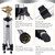 Biswing Large Impact Sprinkler Head on Tripod Base, Adjustable Zinc Alloy Lawn Sprinklers for Yard Lawn Garden, 3/4" NH Connector, 360 Degree Large Area Coverage Irrigator with Extension Legs, 1 Pack